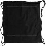 COLORED 100gr/m² cotton drawstring bag 