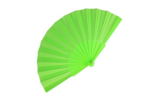 Hand fan plastic &amp; polyester 
