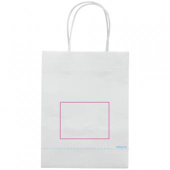 Kleine Papiertasche im Eco Look 120g/m² 
