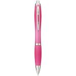 Nash ballpoint pen with coloured barrel and grip (black ink) 