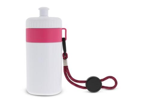 Sports bottle with edge and cord 500ml 