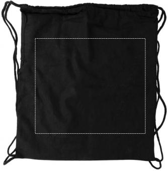 COLORED 100gr/m² cotton drawstring bag 